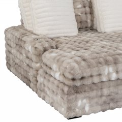 U8292 Marble Grey Chaise Lounge