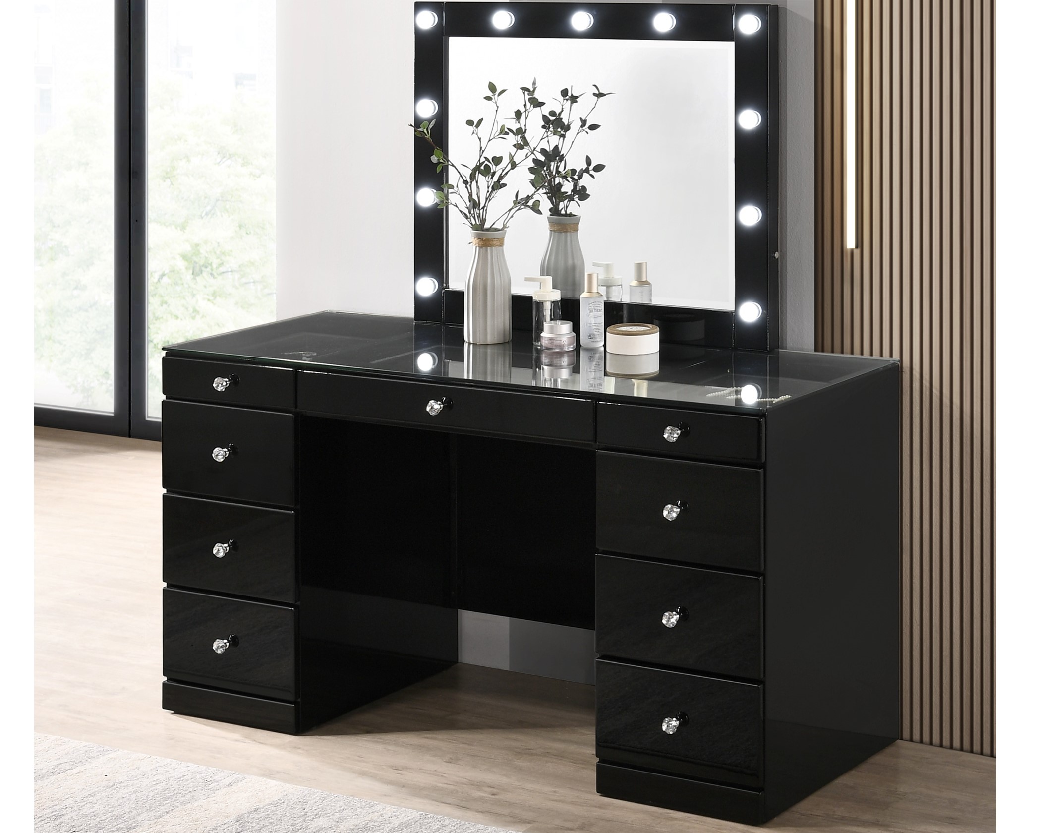 CM4850 Avery Black Vanity - Click Image to Close